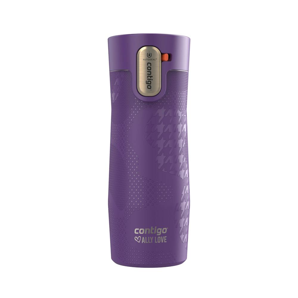 Contigo® x Ally Love West Loop 3.0 Stainless Steel Travel Mug with AUTOSEAL® Easy-Clean Lid, 16oz P4 Violet