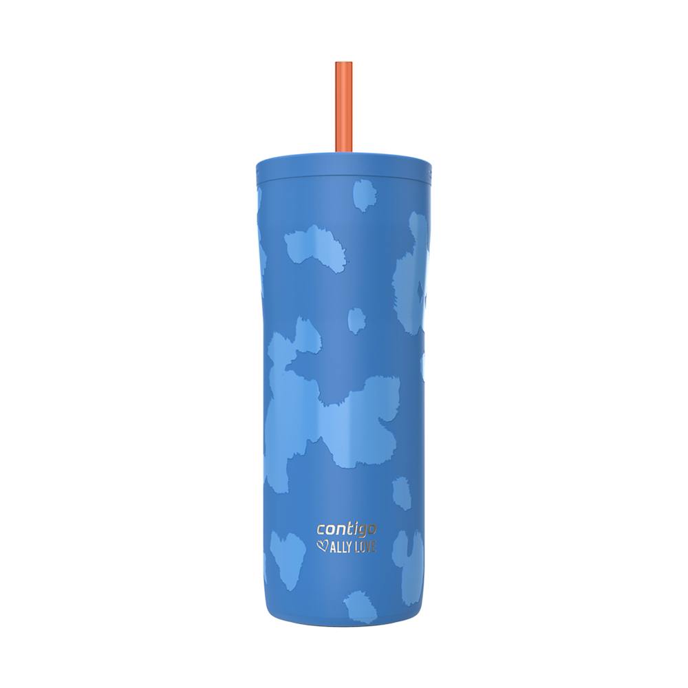 Contigo® x Ally Love Streeterville 2.0 Stainless Steel Tumbler with Straw, 24oz G3 Stellar Jay