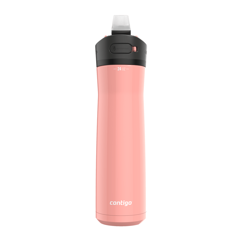 Contigo® Ashland Chill 2.0 Stainless Steel Water Bottle with AUTOSPOUT® Lid, 24oz Y4 Pink Lemonade
