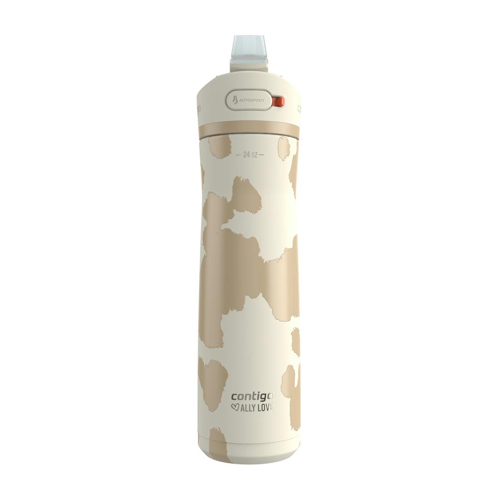 Contigo® x Ally Love Ashland Chill 2.0 Stainless Steel Water Bottle with AUTOSPOUT® Lid, 24oz H6 Oatmilk