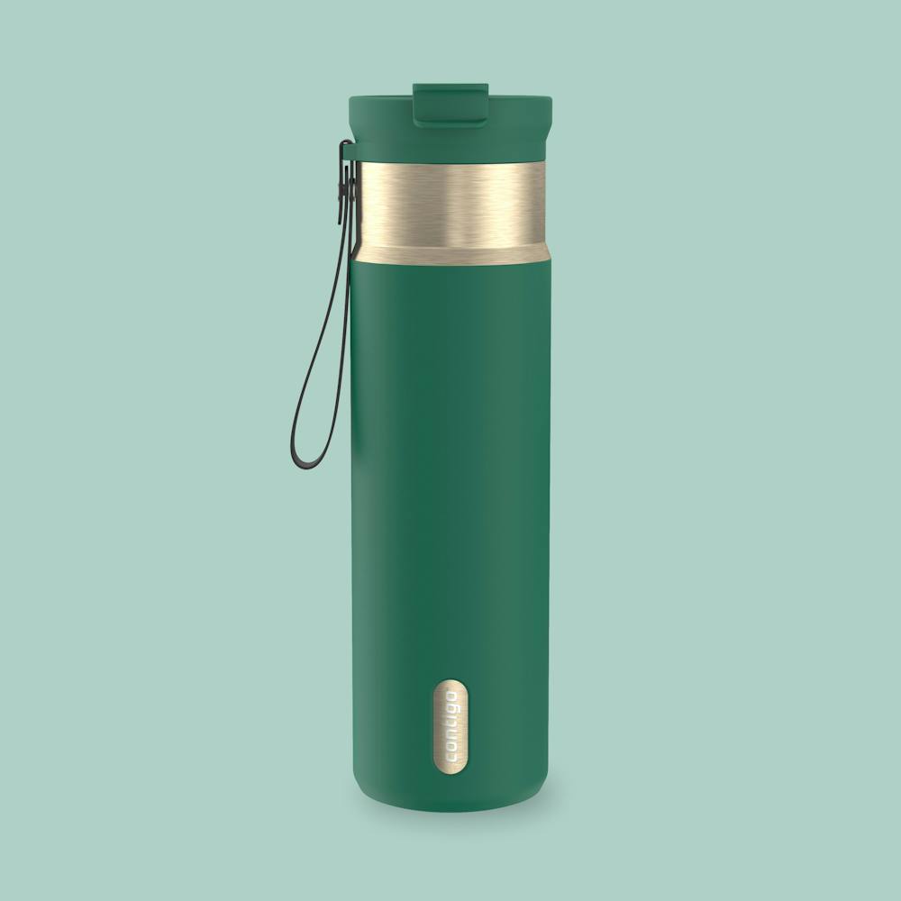 24oz DualSip Bottle X2 Dark Emerald Champagne