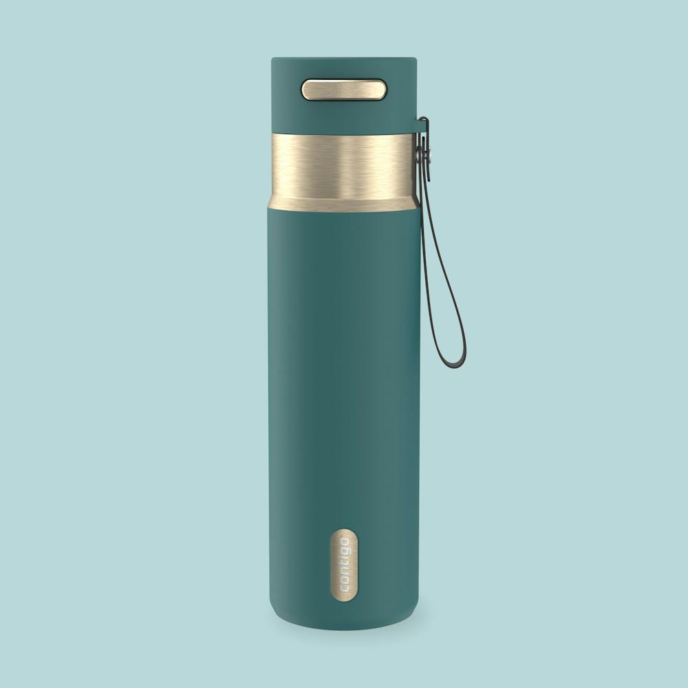 24 oz AutoSeal® Bottle W2 Mineral Teal Champagne